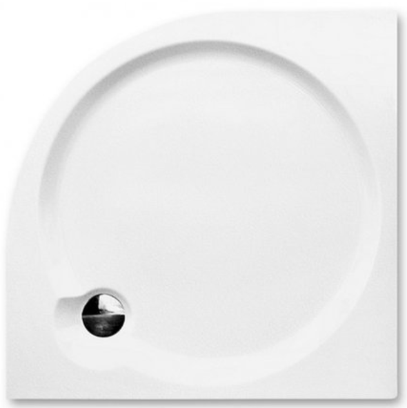 dušas paliktnis Dream P, 900x900 mm, h=125 mm, r=550, ar sifonu, akrils, balts